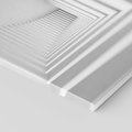 Obraz na płótnie 50x50 - Abstrakcyjny tunel: Podróż w inną przestrzeń - 3D, abstrakcja