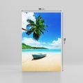 Obraz na płótnie 50x70 - Raj na plaży z palmami - plaża, palma