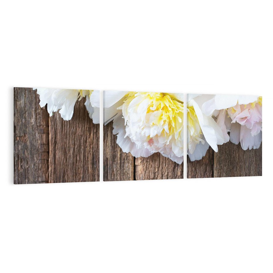 Obraz na płótnie 120x40 - Relaksująca Harmonia - kwiaty, spa