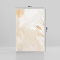 Obraz na płótnie 70x100 - Elegancja w Złocistym Chaosie - złoto beż, abstrakcja