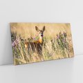 Obraz na płótnie 140x70 - Sarenka na malowniczej łące - sarna, sarenka