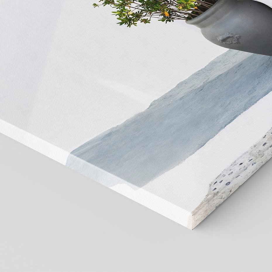 Obraz na płótnie 70x100 - Błękitne wybrzeże - Santorini, Grecja