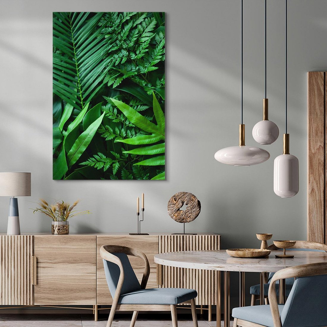 Obraz na płótnie 50x70 - Monstera Liście Fantazja - monstera, liście