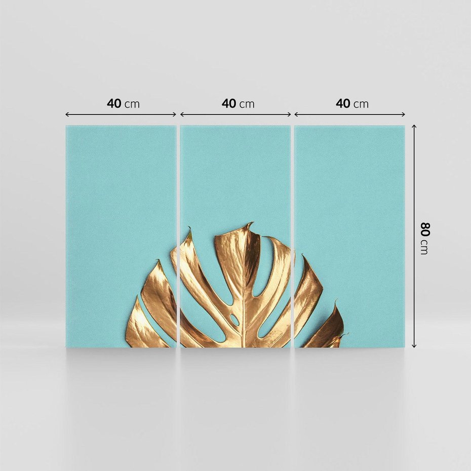 Obraz na płótnie 120x80 - Piękno Natury - złote, liście