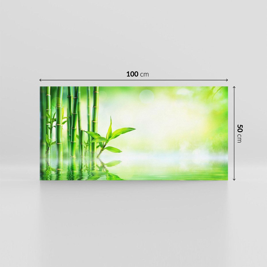 Obraz na płótnie 100x50 - Bambusowy relaks w SPA - bambus, SPA