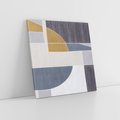 Obraz na płótnie 60x60 - Odbicie wschodzącego jutra - graficzne kształty, geometria