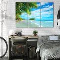 Obraz na płótnie 120x80 - Ucieczka do Raju - wyspa tropikalna, plaża