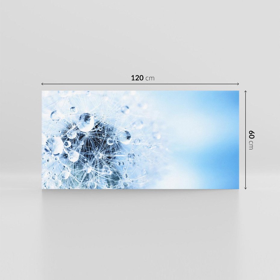 Obraz na płótnie 120x60 - Kwiatowa abstrakcja - abstrakcja, kwiat