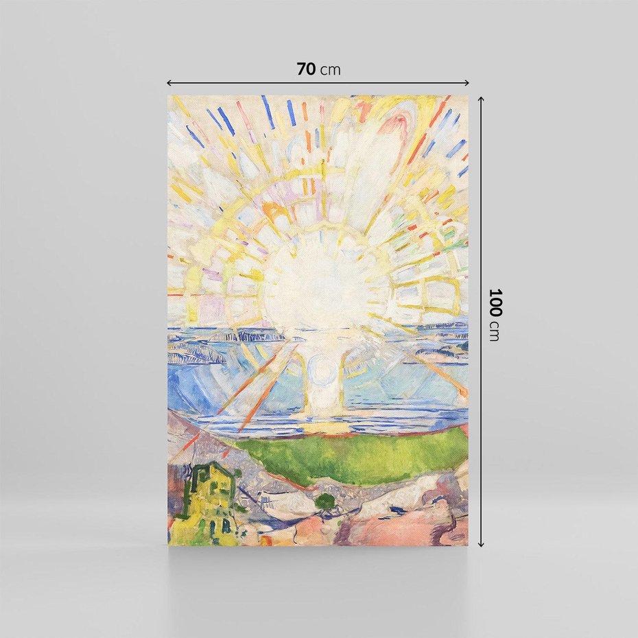 Obraz na płótnie 70x100 - "Solenintro" (1912-1913) Edvard Munch - Reprodukcja - reprodukcja, obraz na płótnie