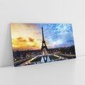 Obraz na płótnie 120x60 - Romantyczny Paryż - Wieża Eiffla w blasku - Paryż, Wieża