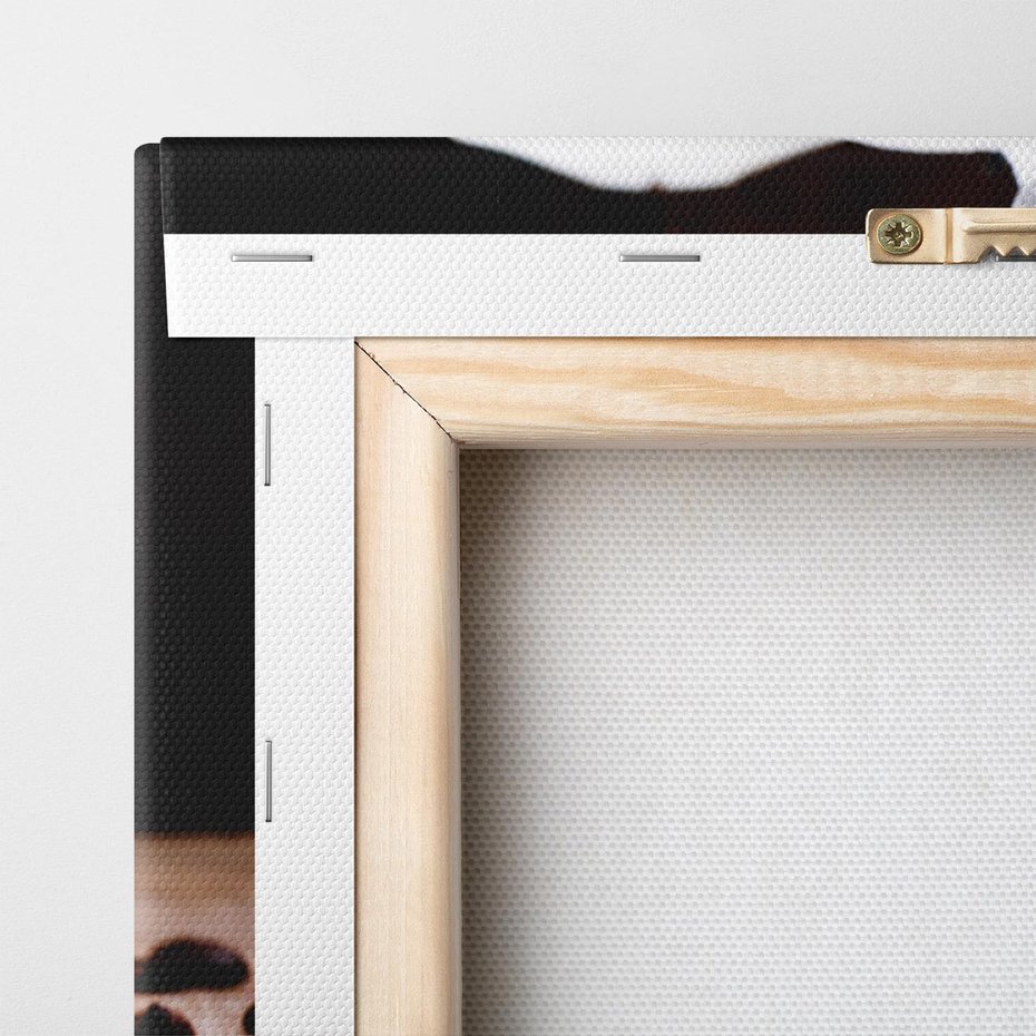 Obraz na płótnie 100x50 - Kawa i kwiaty w SPA - kawa, kwiat