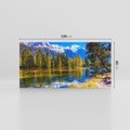 Obraz na płótnie 120x60 - Górskie piękno - góry, jezioro
