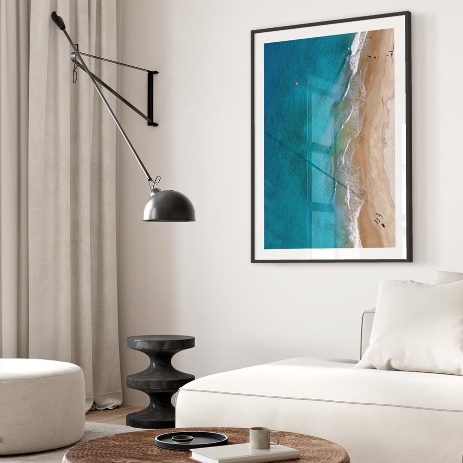 Plakat bez ramy 40x50 - Spokój nad morzem - morze, plaża