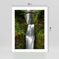Plakat bez ramy 40x50 - Siła i Urok Natury - wodospad, las