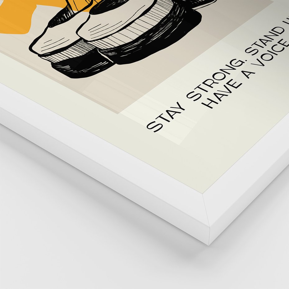 Zestaw obrazy w ramie 50x70 galeria - Fashion, moda, plakaty, sypialnia - rama biała