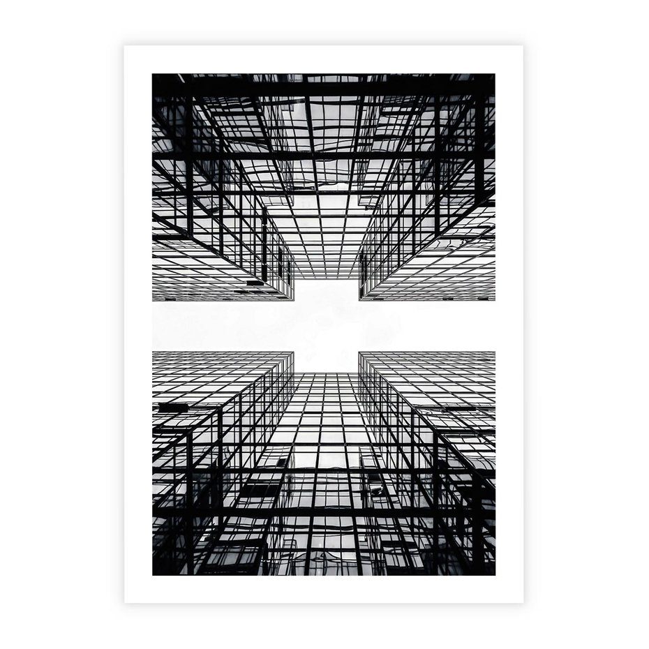 Plakat bez ramy 50x70 - Czar i Wielkość - wieżowce, architektura