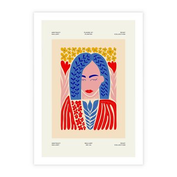 Plakat bez ramy 21x30 - Impulsy Czasu - kobieca sztuka, abstrakcja