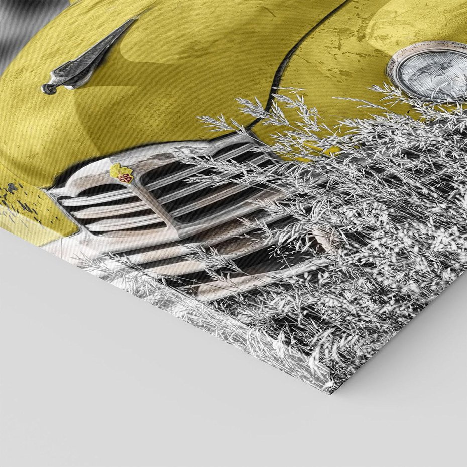 Obraz na płótnie 60x60 - Retro Auto: Wspomnienie Minionych Czasów - samochód, auto