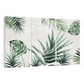 Obraz na płótnie 120x80 - Tropikalne Akwarele - tropikalne liście, akwarela
