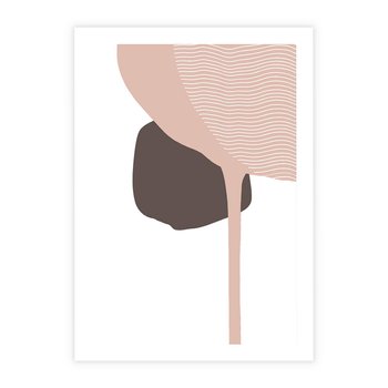 Plakat bez ramy 40x50 - Wibracje Odbić Plam - abstrakcyjny obraz, rozlewające się plamy