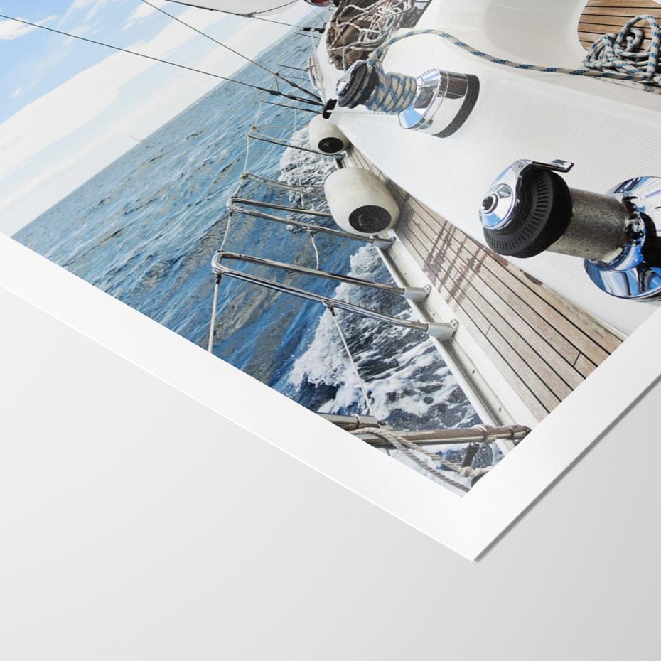 Plakat bez ramy 40x50 - Moc żaglowca na pełnym morzu - żaglowiec, jacht