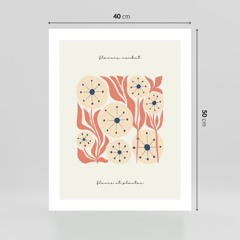 Plakat bez ramy 40x50 - Dmuchawce w Abstrakcji - dmuchawce, abstrakcja