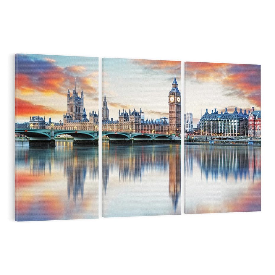 Obraz na płótnie 120x80 - ikona Big Benu - Londyn, Big Ben