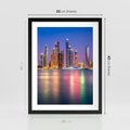 Plakat w ramie 30x40 - Nowy Jork: pulsujące miasto - Nowy Jork, miasto - rama czarna