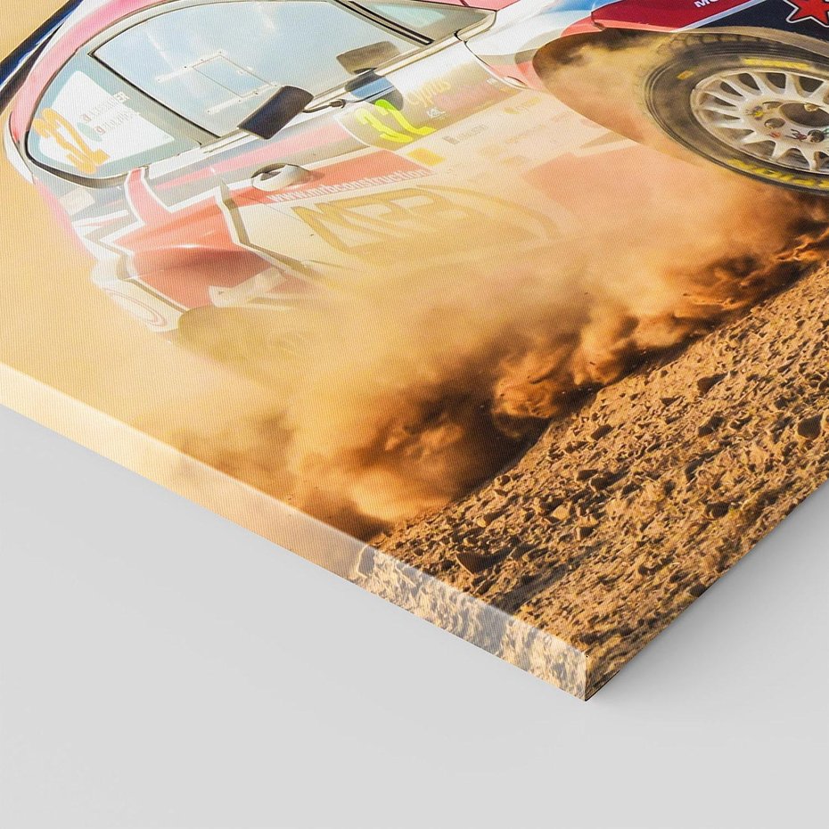 Obraz na płótnie 120x80 - Adrenalina na Torze Rajdowym - rajdy, samochodowe