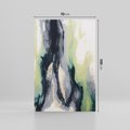 Obraz na płótnie 70x100 - Sfumowane zmysły artysty - rozmyte kolory, zieleń