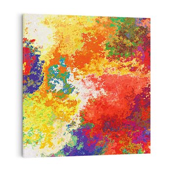 Obraz na płótnie 50x50 - Abstrakcja wyraz artystyczny - abstrakcja