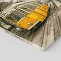 Obraz na płótnie 80x80 - Tramwaj w Lizbonie - Lizbona, tramwaj