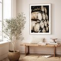 Plakat w ramie 30x40 - Tradycyjne Beczki - beczki, rustykalna fotografia - rama drewno