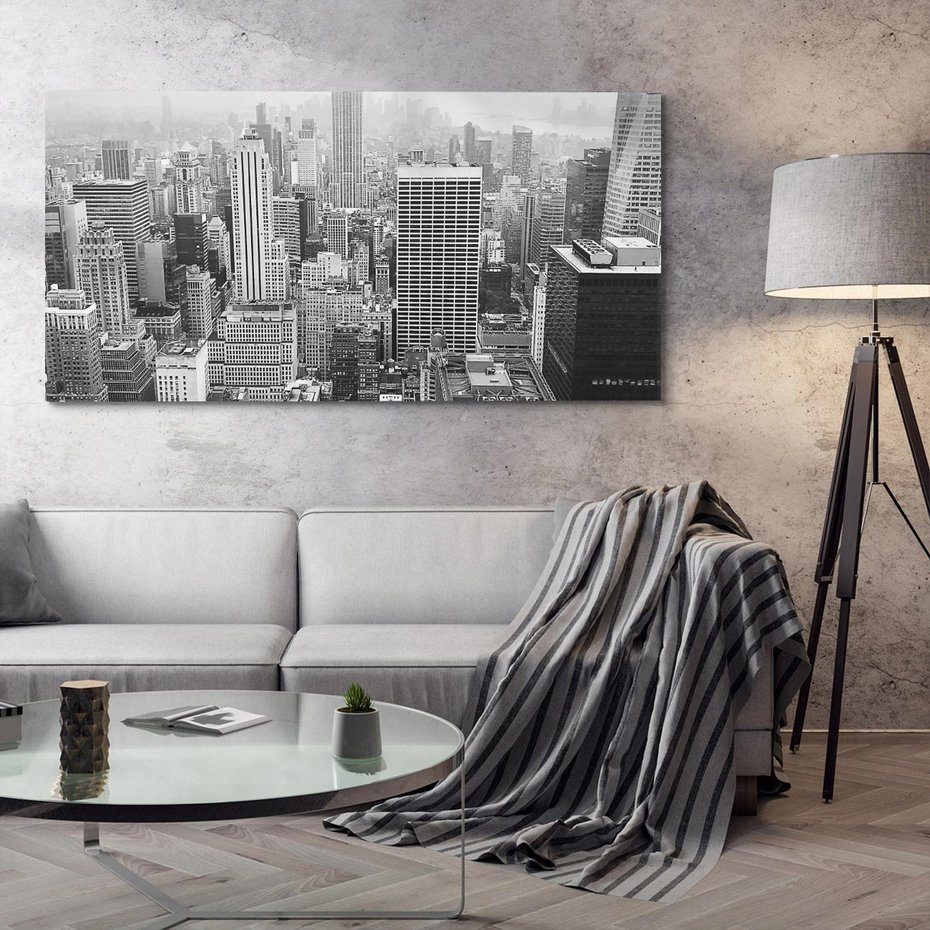 Obraz na płótnie 120x60 - Majestatyczne Wysokości - Nowy Jork, wieżowce