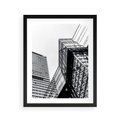 Plakat w ramie 40x50 - Fotografia Wieżowców - architektura, budynki - rama czarna