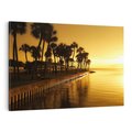 Obraz na płótnie 120x80 - Tropikalny Zachwyt - tropikalny widok, palmy
