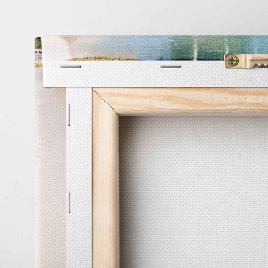 Obraz na płótnie 50x50 - Rajski klimat plaży tropikalnej - plaża, tropiki