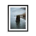 Plakat w ramie 30x40 - Mistyczna Aura - morze, mgła - rama czarna