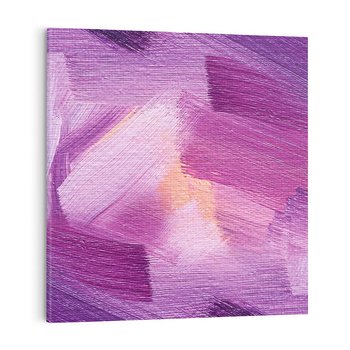 Obraz na płótnie 70x70 - Abstrakcyjna gra kolorów - abstrakcja, akwarela