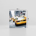 Obraz na płótnie 40x40 - Wszystkie światła prowadzą do Nowego Jorku - TAXI, NY