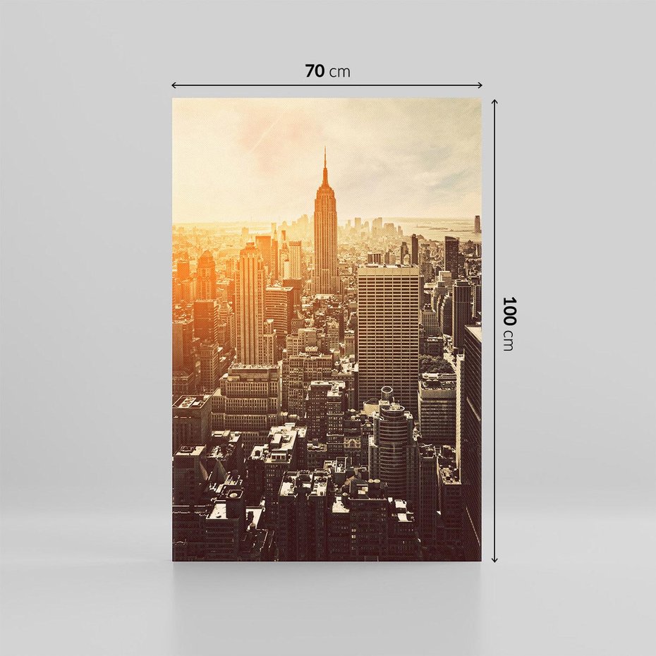 Obraz na płótnie 70x100 - Nowojorska Skyline - Manhattan, Nowy Jork
