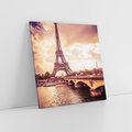 Obraz na płótnie 70x70 - Eiffla: ikona Paryża - Eiffla, Paryż
