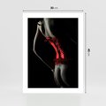 Plakat bez ramy 30x40 - Piękno i Siła - akt, kobieta