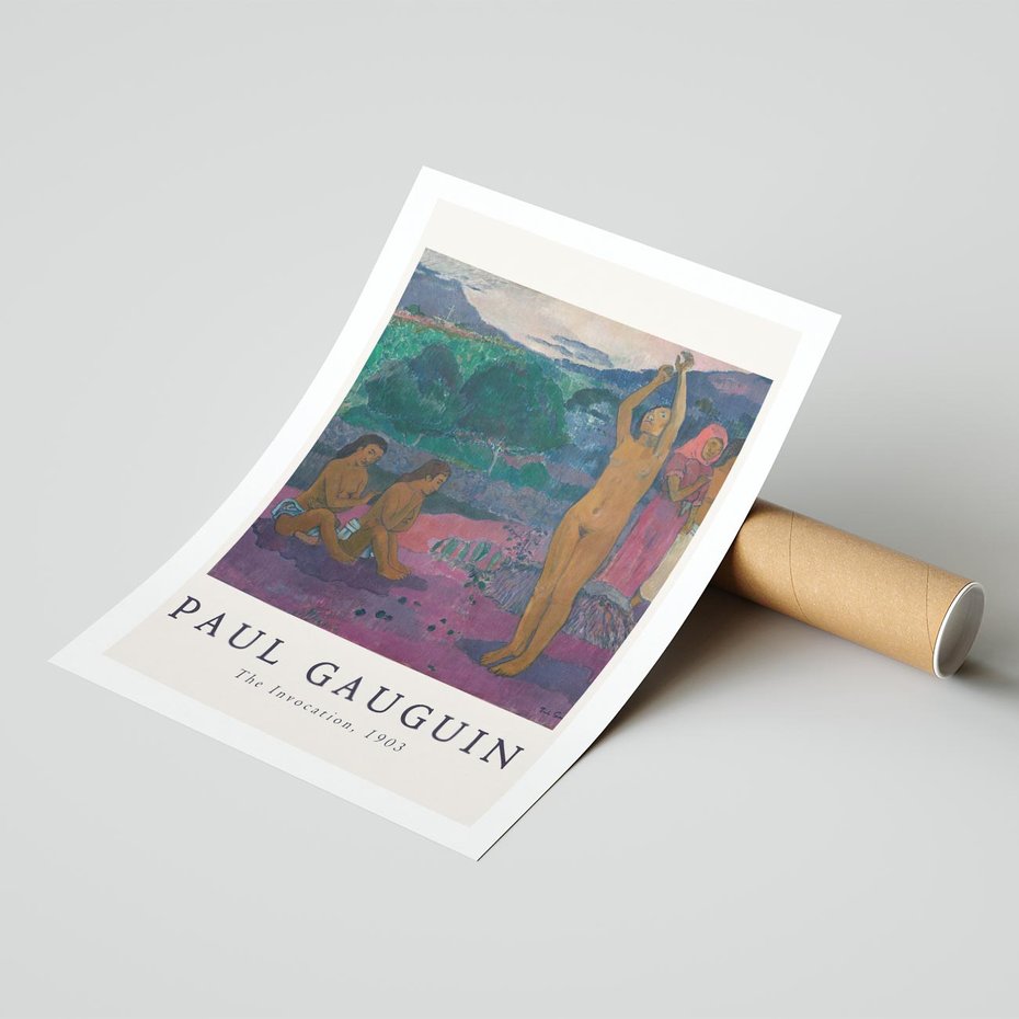 Plakat bez ramy 40x50 - Reprodukcja Gauguina: Sztuka Egzotyczna na Plakacie - paul gauguin, plakat