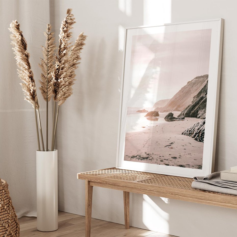 Plakat bez ramy 40x50 - Przybrzeżna Piękność - klify, skały nad morzem