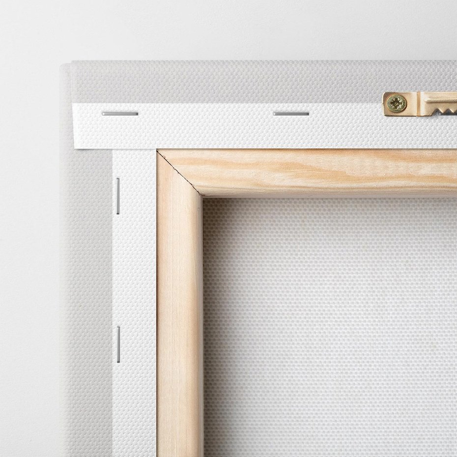 Obraz na płótnie 80x120 - Natury Szlachetność - złote, liście