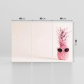 Obraz na płótnie 120x80 - Wakacyjny, ananasowy akcent - ananas, lato