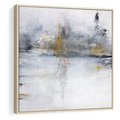 Obraz w ramie 80x80 - Kontrastujące Chaosy - abstrakcja, kontrast - rama drewno