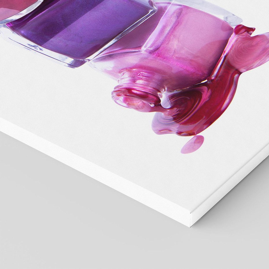 Obraz na płótnie 80x120 - Kolorowe Paznokcie - lakiery, do paznokci