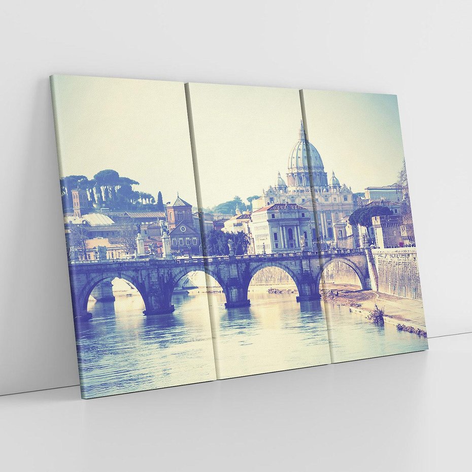 Obraz na płótnie 120x80 - Urok włoskiego miasta - Włochy, miasto